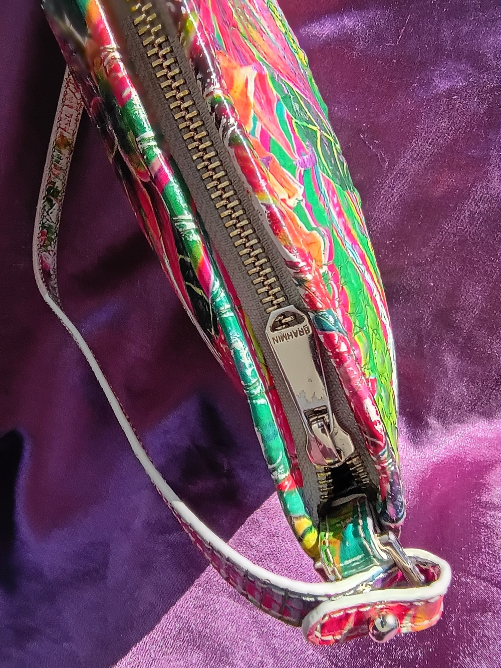 Brahmin Utopia Multicolor Tropical Bag - Picture 15 of 17